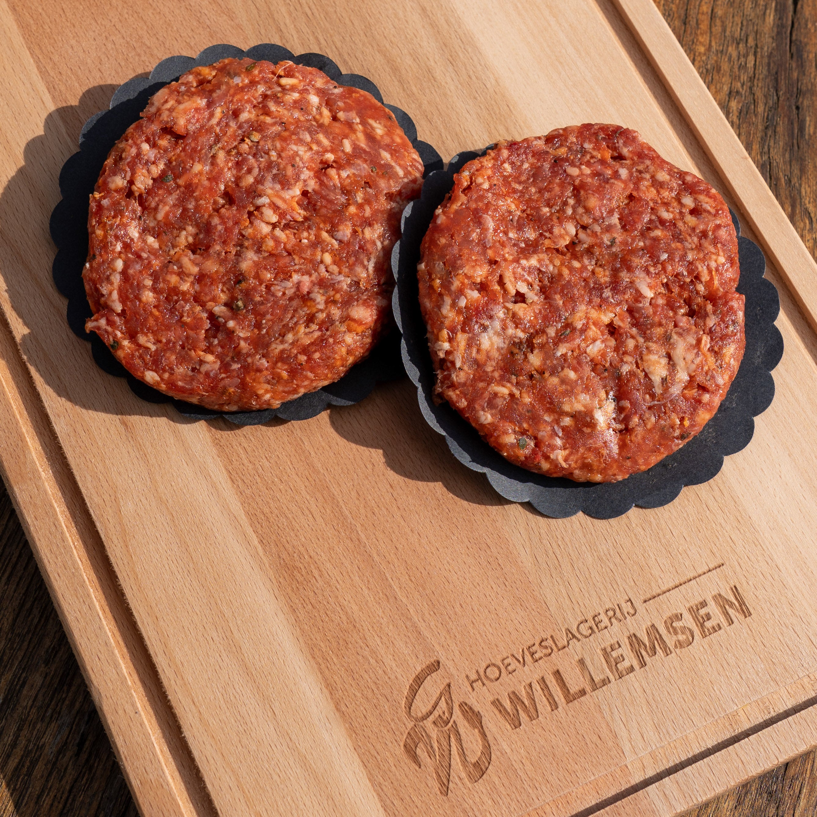 Hamburger 100% rund
